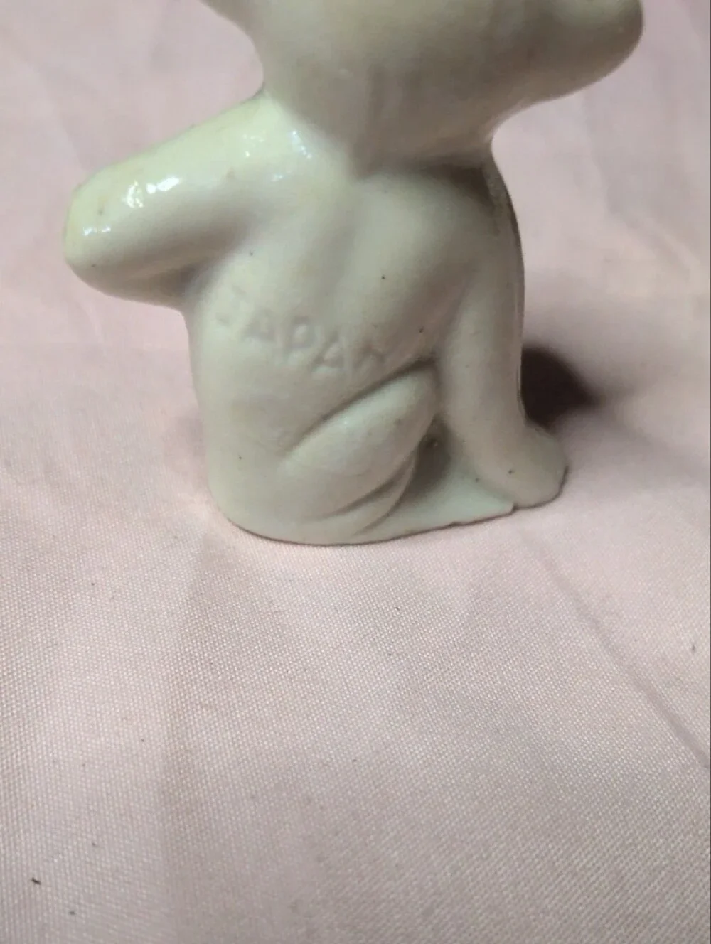 Assorted Japanese Ceramic Figurine Lot - White, Red, Green Accents